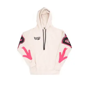 Back Graphic Hoodie, Beige