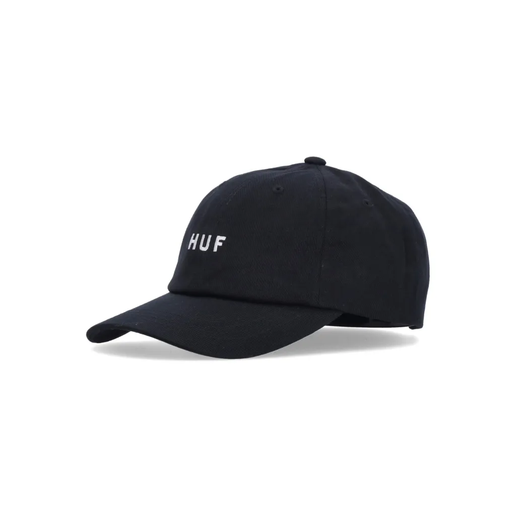cappellino visiera curva uomo set og cv 6 panel hat BLACK