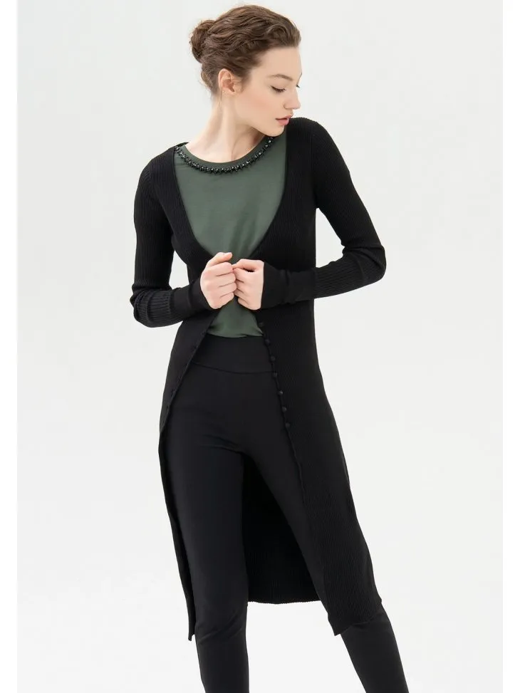 CARDIGAN COSTINE LUNGO