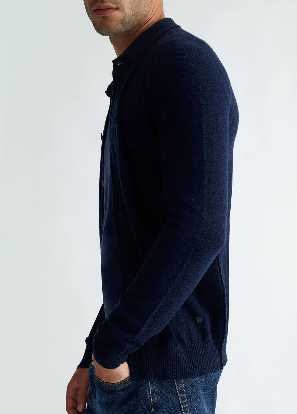 Cardigan in lana e cashmere