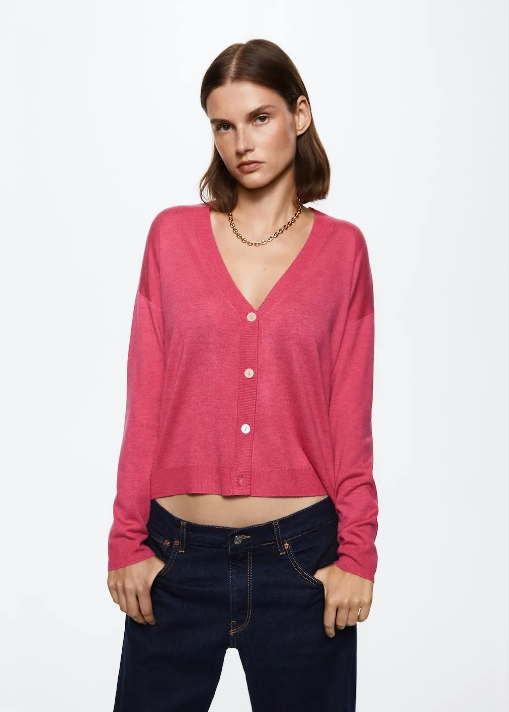 Cardigan maglia sottile