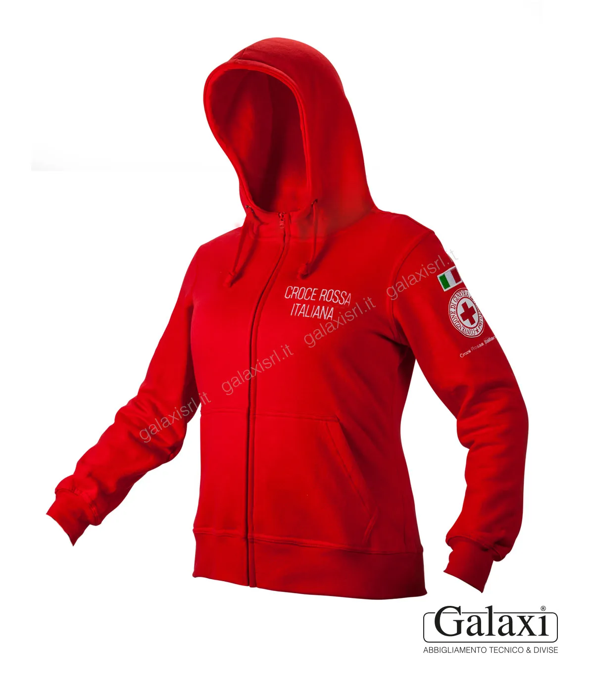 --Felpa cappuccio donna CRI-