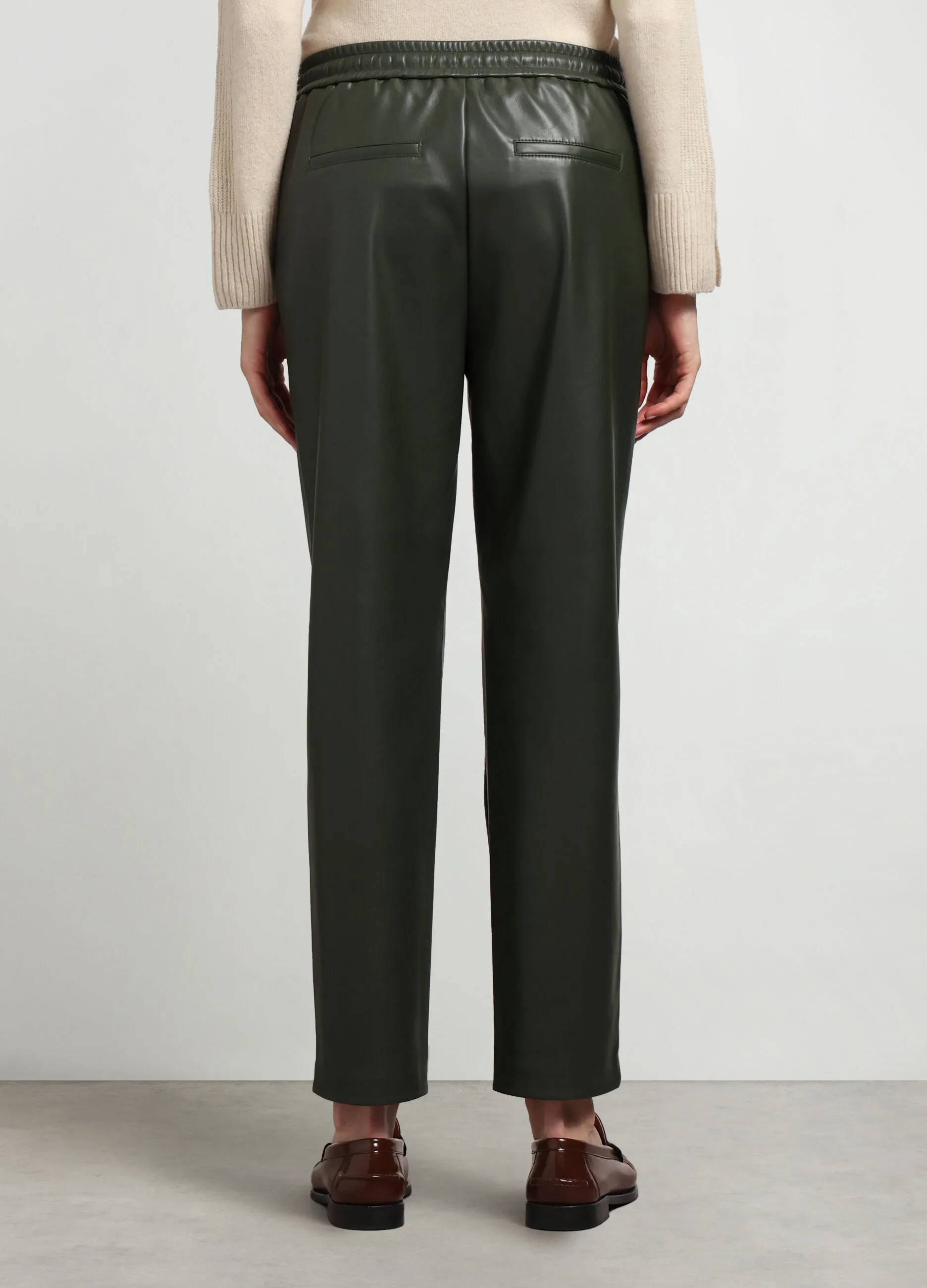 IWIE  Jogger in eco pelle donna