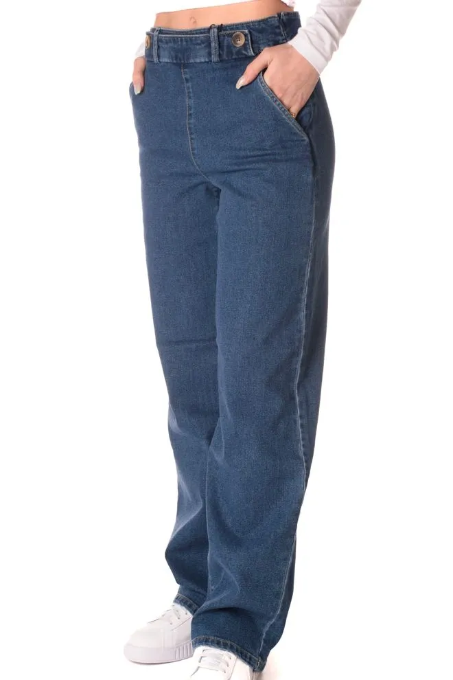 Jeans Eggo Donna Blu