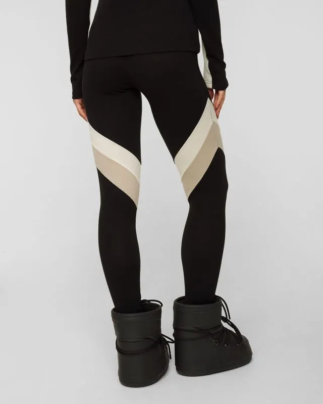 Leggings neri da donna We Norwegians Voss