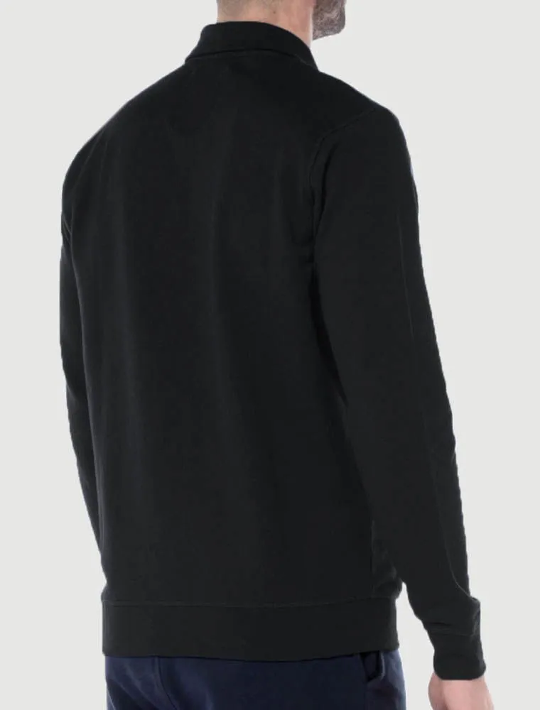 Maglia In Felpa Aperta Fred Mello - Nero