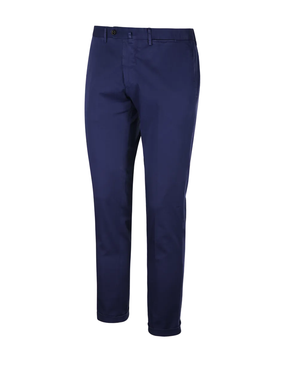 MEN SANTANIELLO DARK BLUE COTTON PANTS