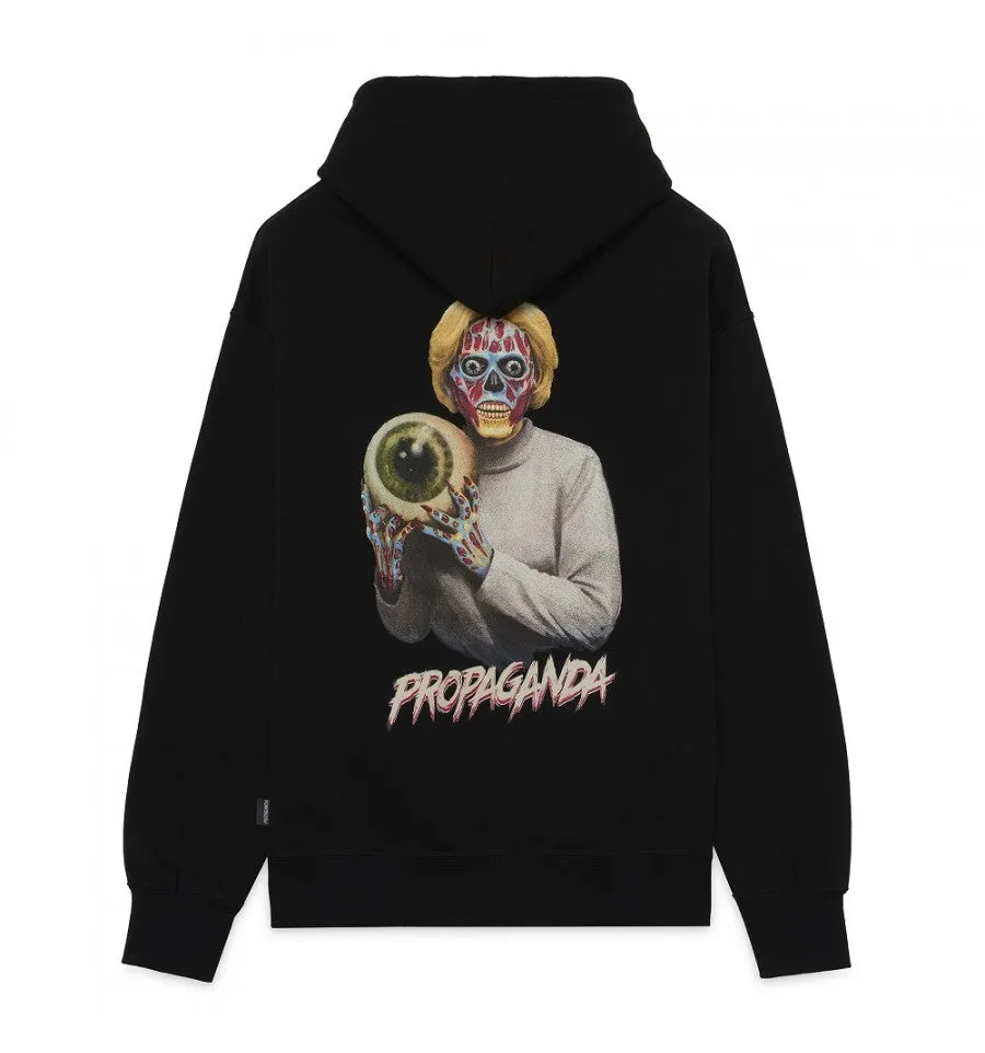 Propaganda Scarful She Hoodie 21FWPRFE552-01 black