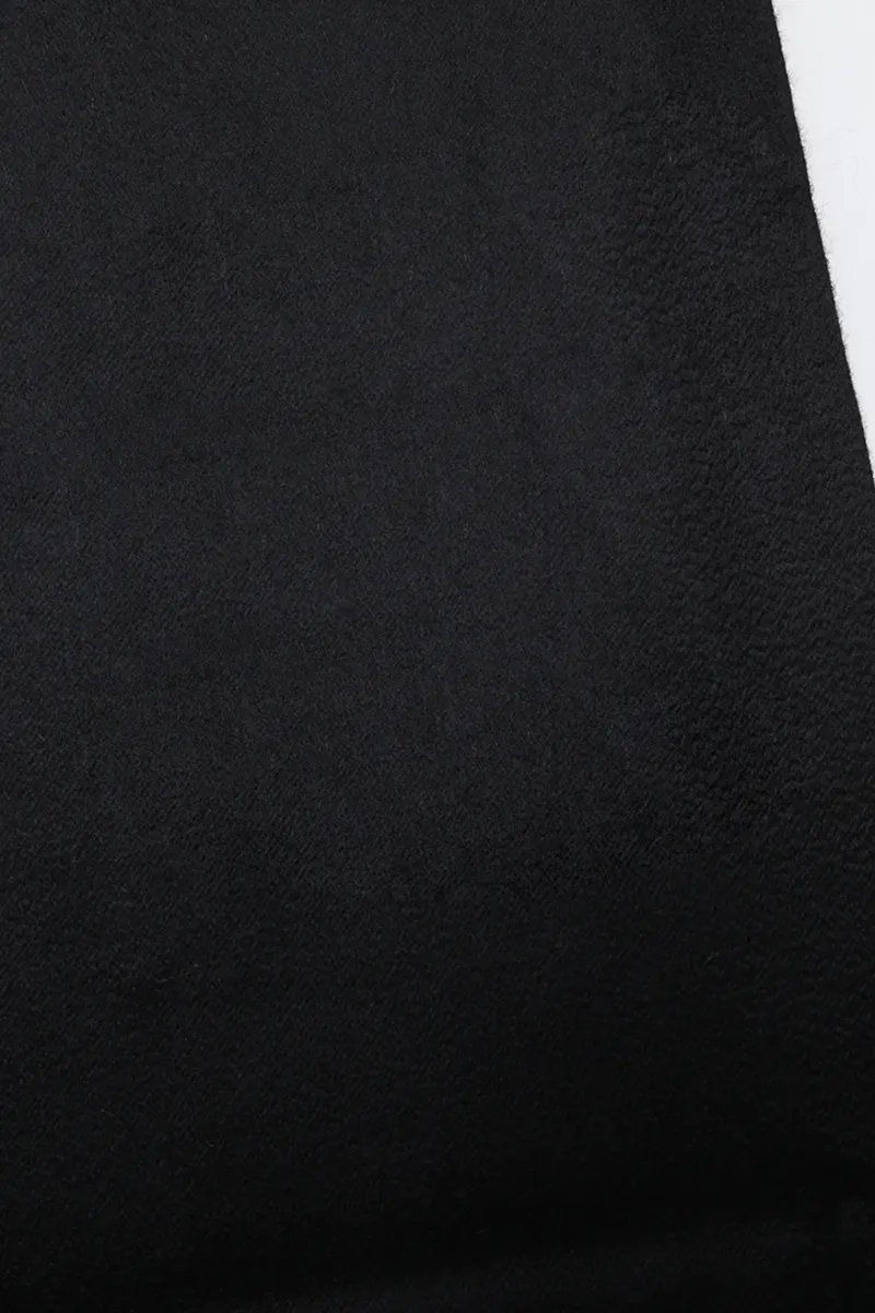 SAINT LAURENT sciarpa in cashmere con etichetta logo