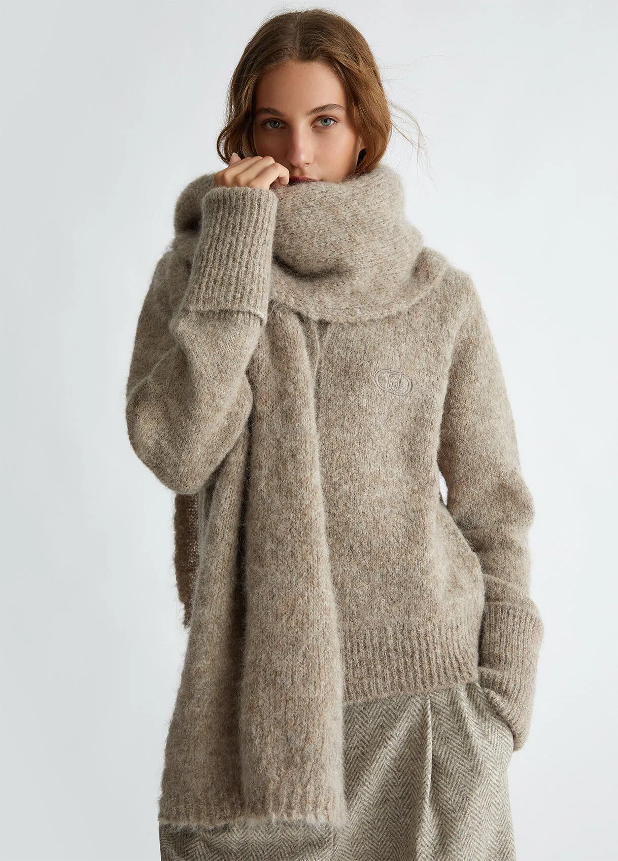 Sciarpa in alpaca