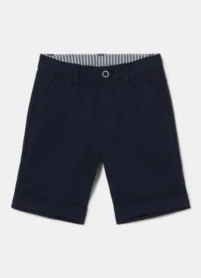 Shorts chino misto lino ragazzo