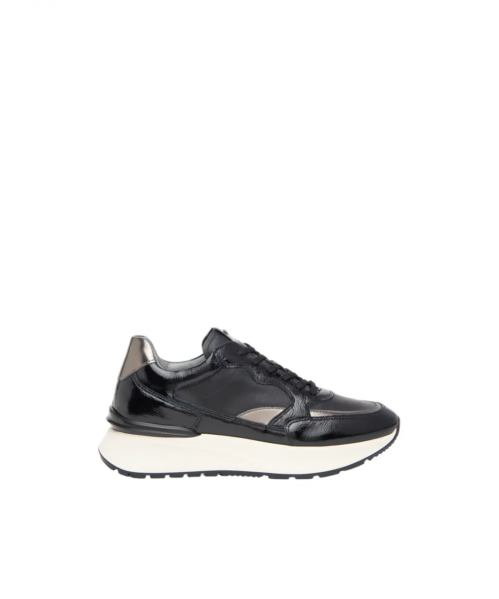 Sneakers In Vernice Vernice Nero