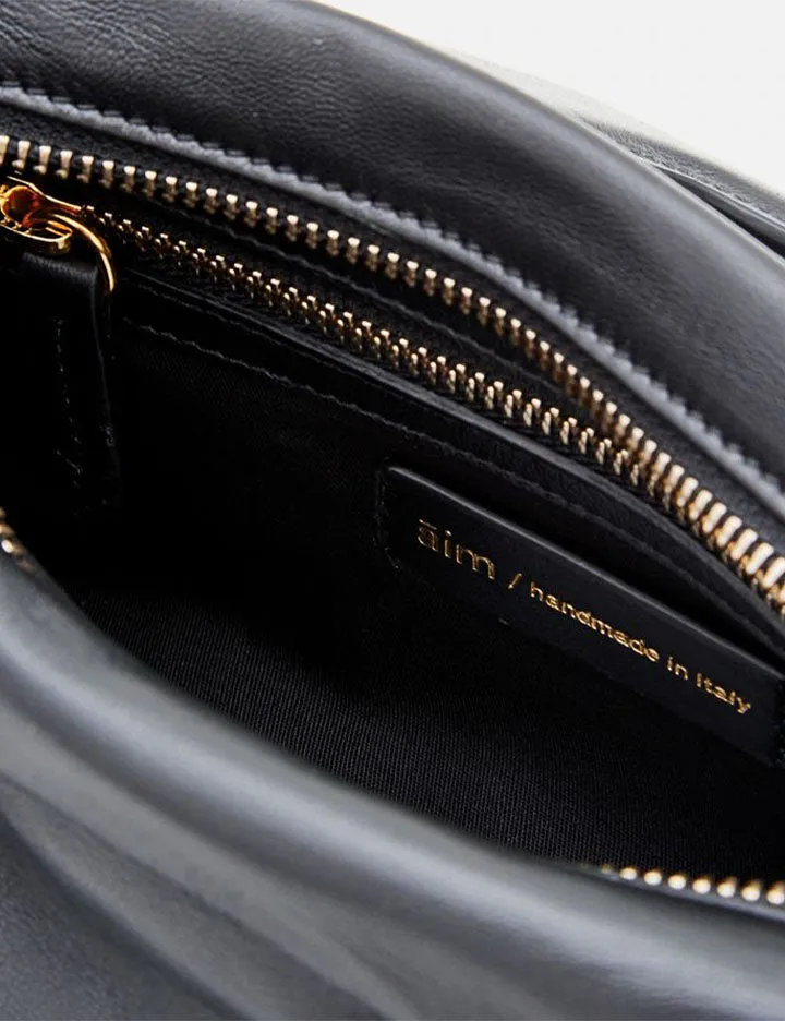 soft nano alice clutch bag nero