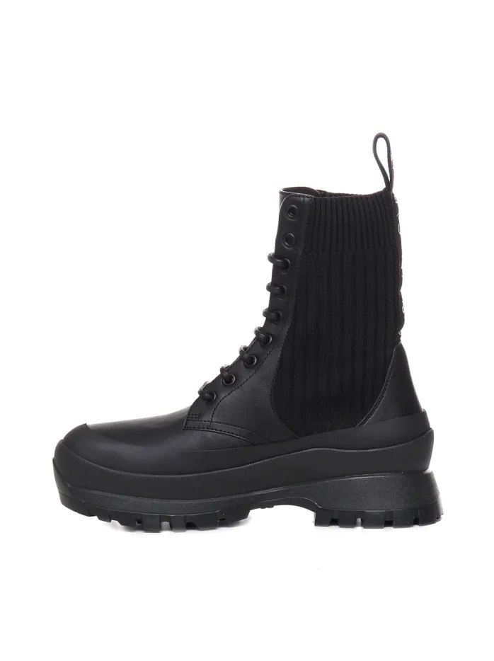STIVALI BIKER CON LACCI TRACE