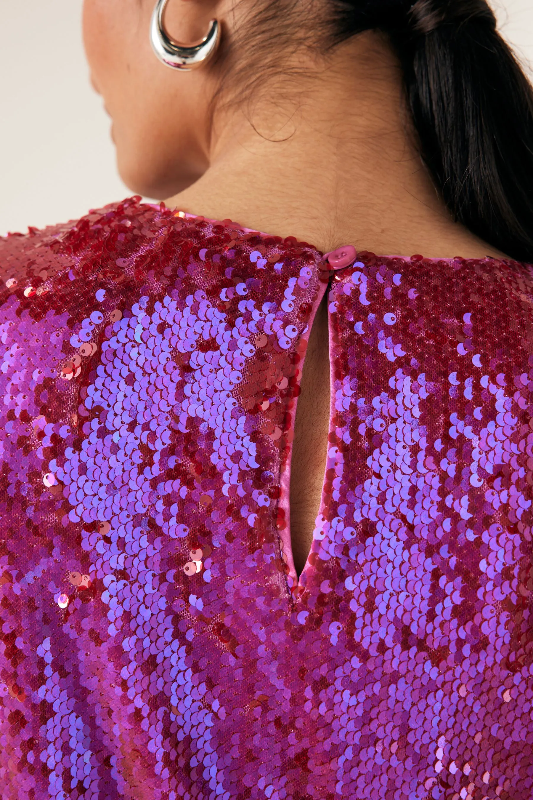 T-shirt con paillettes