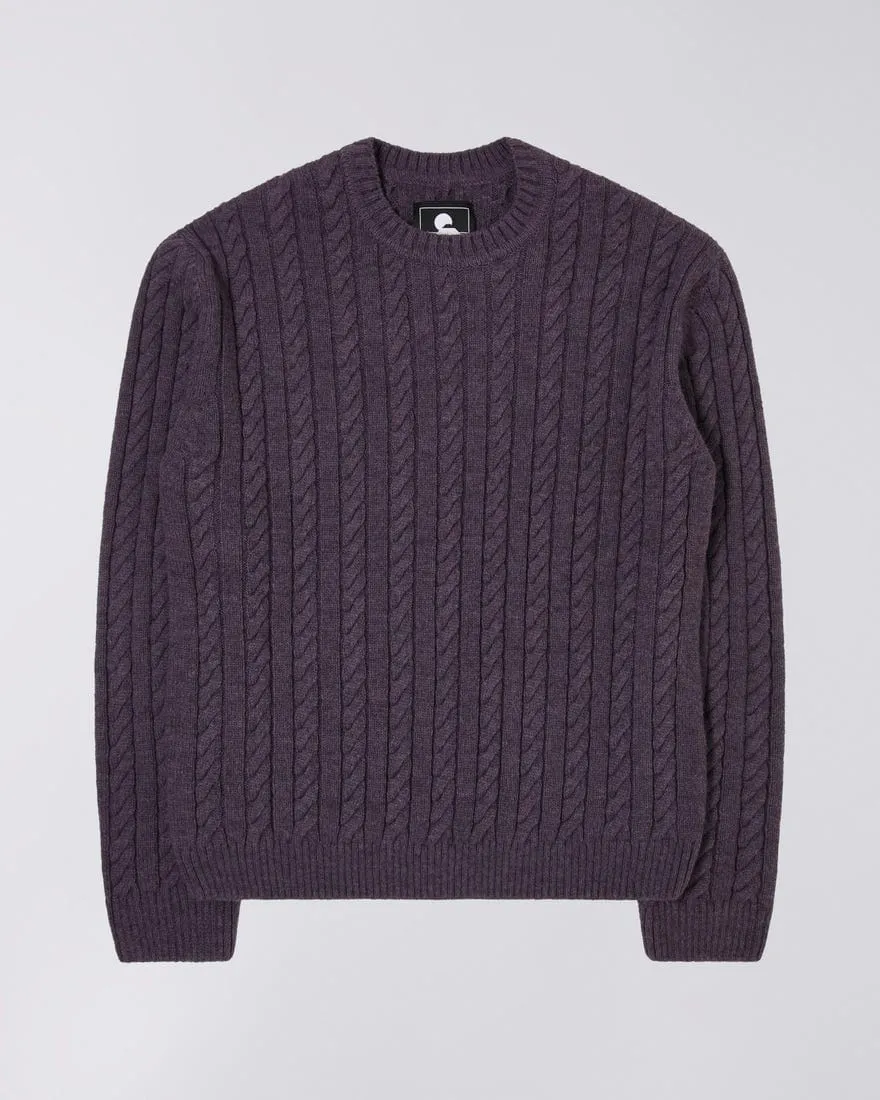 TWISTED CREW NECK SWEATER