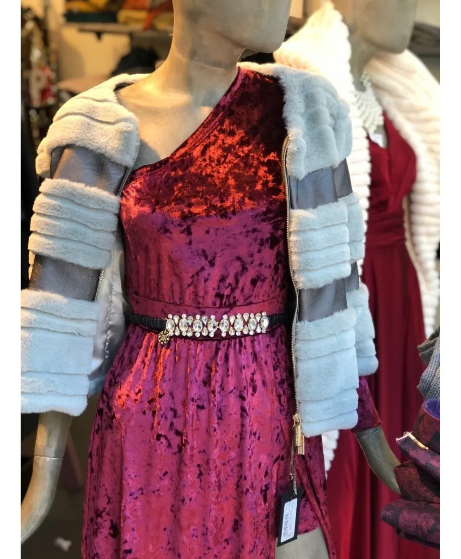 Vestito donna - Lungo - Monospalla