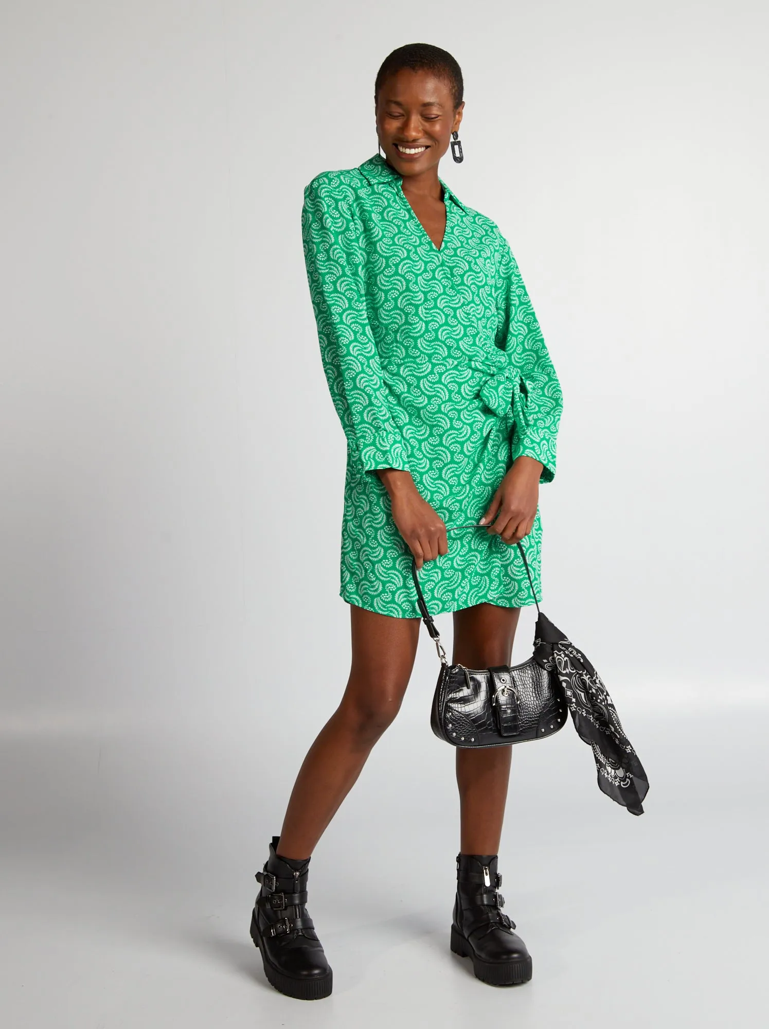 Vestito fantasia da annodare - VERDE