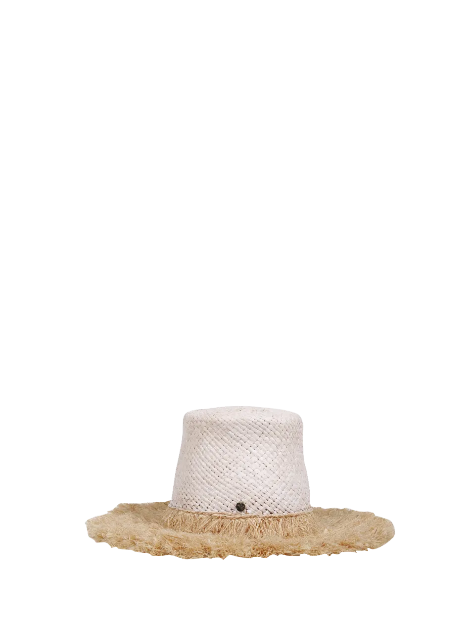 WOMAN YESEY WHITE PALM LEAVES HAT